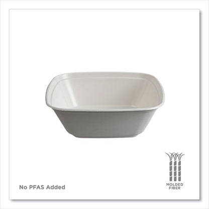 Regalia Sugarcane Servingware, Bowl, 160 oz, White, 100 Bowls/Carton