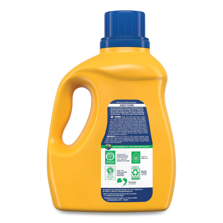 Dual HE Clean-Burst Liquid Laundry Detergent, Clean Burst Scent, 105 oz Bottle, 4/Carton