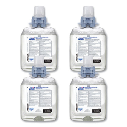 HEALTHY SOAP 0.5 BAK Antimicrobial Foam Refill, For CS4 Dispensers, Light Floral Scent, 1,250 mL, 4/Carton