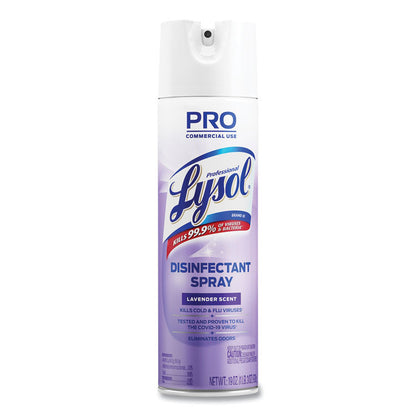 Disinfectant Spray, Lavender Scent, 19 oz Aerosol Spray