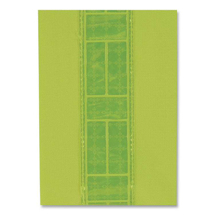 GloWear 8140BA Class 1 Breakaway Sash, Polyester, X-Large/2X-Large, Lime