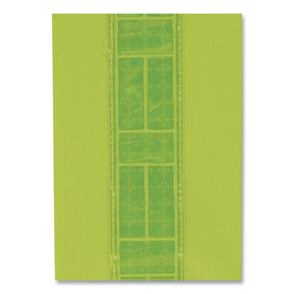 GloWear 8140BA Class 1 Breakaway Sash, Polyester, X-Large/2X-Large, Lime