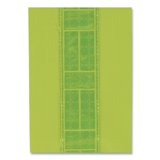 GloWear 8140BA Class 1 Breakaway Sash, Polyester, X-Large/2X-Large, Lime