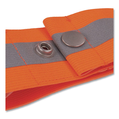GloWear Hi Vis Arm and Leg Band with Snap Closure, Large/X-Large, Orange