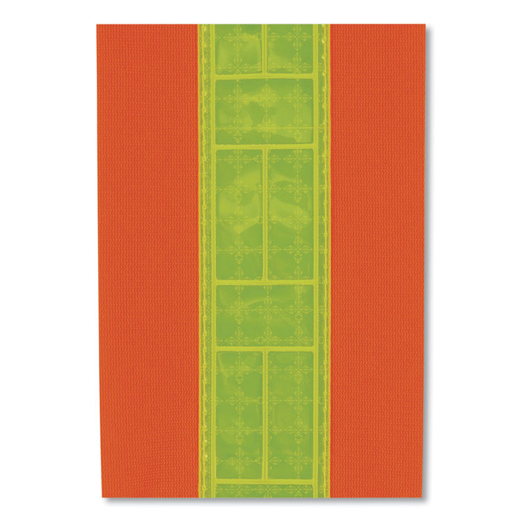 GloWear 8140BA Class 1 Breakaway Sash, Polyester, X-Large/2X-Large, Orange