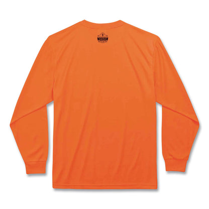GloWear 8091 Non-Certified Hi-Vis Long Sleeve Shirt, 4X-Large, Orange