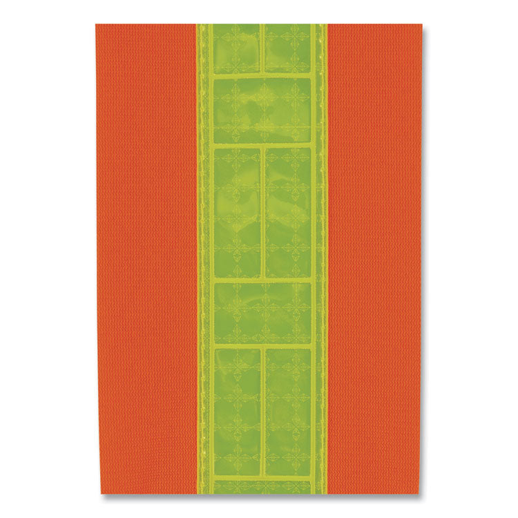 GloWear 8140BA Class 1 Breakaway Sash, Polyester, Medium/Large, Orange