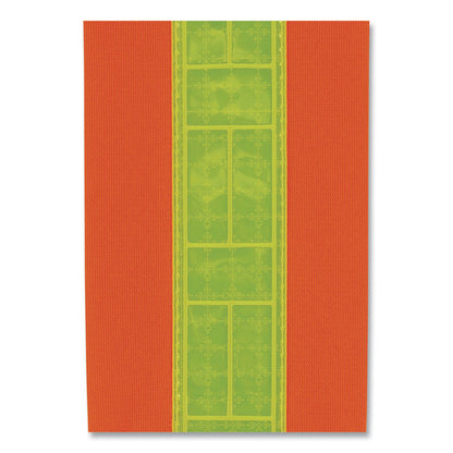 GloWear 8140BA Class 1 Breakaway Sash, Polyester, Medium/Large, Orange
