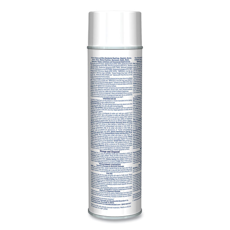 Foaming Disinfectant Germicidal Cleaner, Flowery Scent, 19 oz Aerosol Spray, 12/Carton