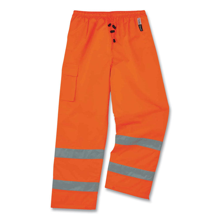 GloWear 8925 Class E Hi-Vis Thermal Pants, 4X-Large, Orange