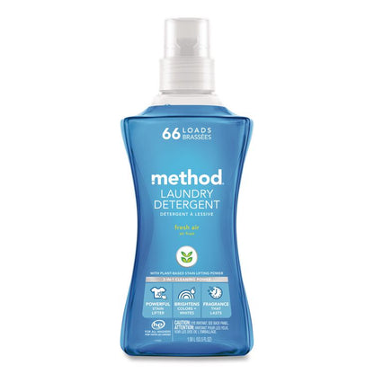 Laundry Detergent, Fresh Air Scent, 53.5 oz Bottle, 4/Carton