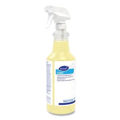 Crew Tile and Grout Rejuvenator, Chlorine Scent, 32 oz Spray Bottle, 12/Carton