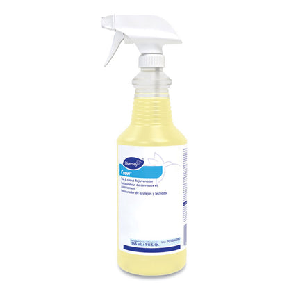 Crew Tile and Grout Rejuvenator, Chlorine Scent, 32 oz Spray Bottle, 12/Carton