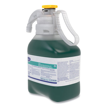 Crew Restroom Floor and Surface SC Non-Acid Disinfectant Cleaner, Fresh Scent, 1.4 L SmartDose, 2/Carton