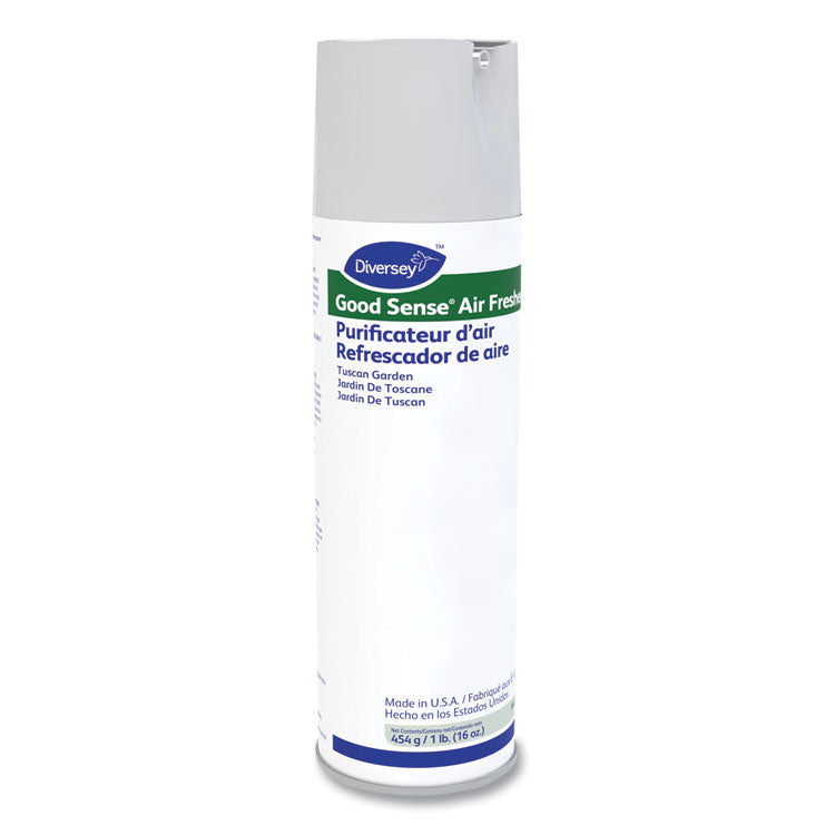 Good Sense Air Freshener, Tuscan Garden, 16 oz Aerosol Spray, 6/Carton