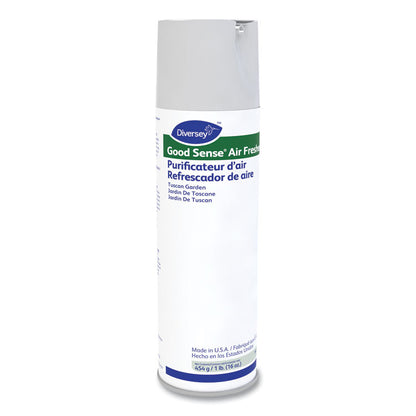 Good Sense Air Freshener, Tuscan Garden, 16 oz Aerosol Spray, 6/Carton