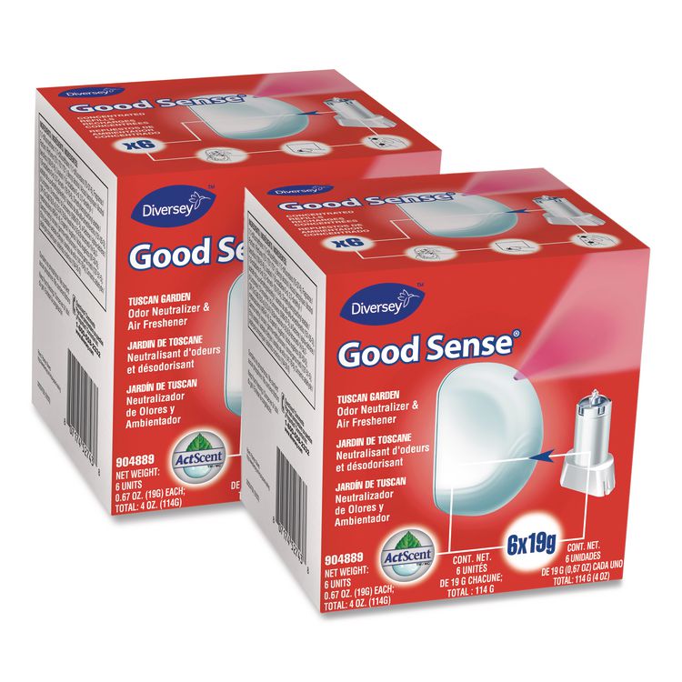 Good Sense Automatic Spray System, Tuscan Garden, 0.67 oz Cartridge, 12/Carton