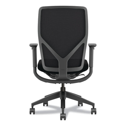 Flexion Mesh Back Task Chair, Supports Up to 300lb, 14.81" to 19.7" Seat Height, Black Seat/Back/Base