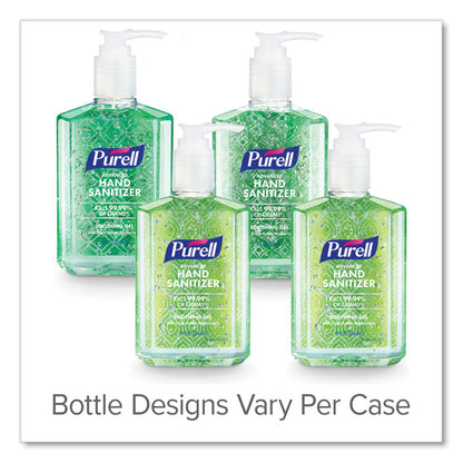 Advanced Hand Sanitizer Soothing Gel, 8 oz Pump Bottle, Fresh Scent, 4/Pack