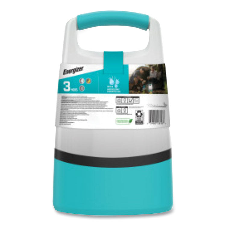 Vision Hybrid Lantern, Rechargeable Lithium Ion Battery/4 AA Batteries (Sold Separately), Teal/White