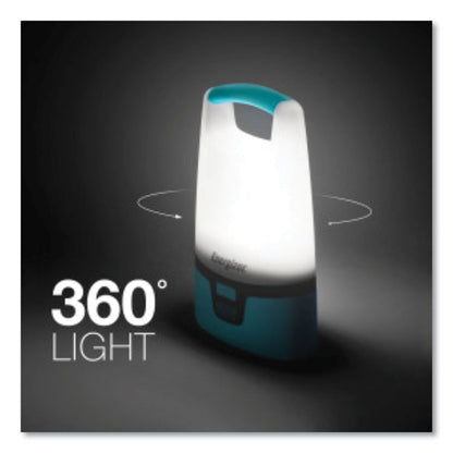 Vision Hybrid Lantern, Rechargeable Lithium Ion Battery/4 AA Batteries (Sold Separately), Teal/White