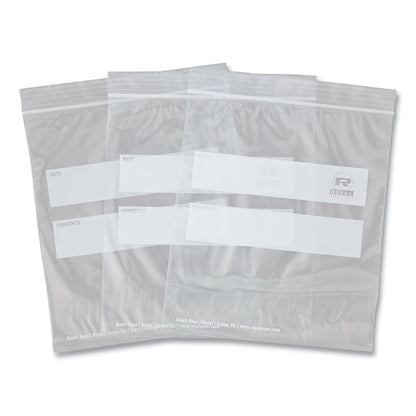 Zipper Bags, Quart, 1.73 mil, 7" x 7.99", Clear, 500/Carton