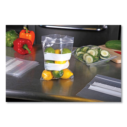 Zipper Bags, Quart, 1.73 mil, 7" x 7.99", Clear, 500/Carton