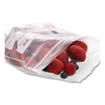 Zipper Bags, Quart, 1.73 mil, 7" x 7.99", Clear, 500/Carton