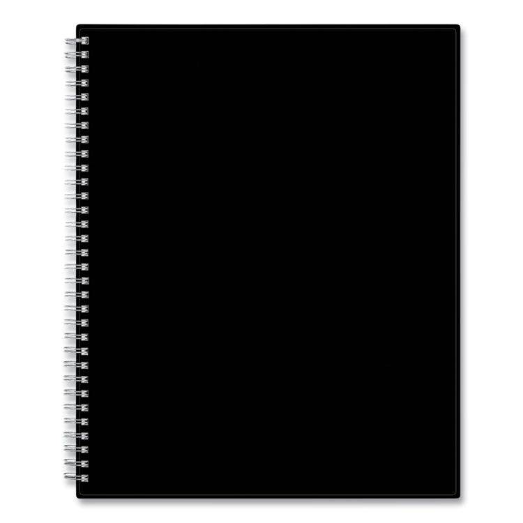 Teacher's Solid Black Weekly/Monthly Lesson Planner, 9 Classes, 11 x 8.5 Sheets, 12-Month (July to June), 2025 to 2026