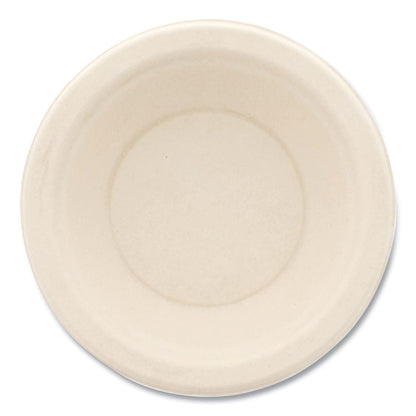 Molded Fiber PFAS-Free Dinnerware, Round Bowl, Sugarcane, 12 oz, Tan, 1,000/Carton