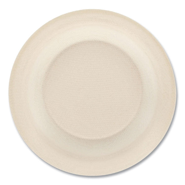 Molded Fiber PFAS-Free Dinnerware, Round Bowl, Sugarcane, 12 oz, Tan, 1,000/Carton