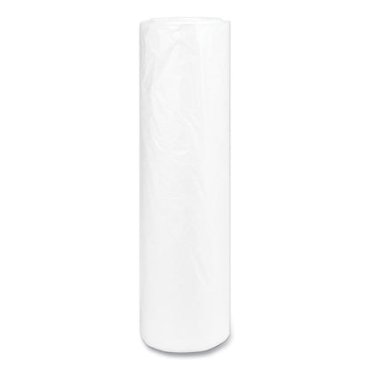 High-Density Commercial Can Liners, 56 gal, 14 mic, 43" x 48", Natural, Interleaved Roll, 25 Bags/Roll, 8 Rolls/Carton