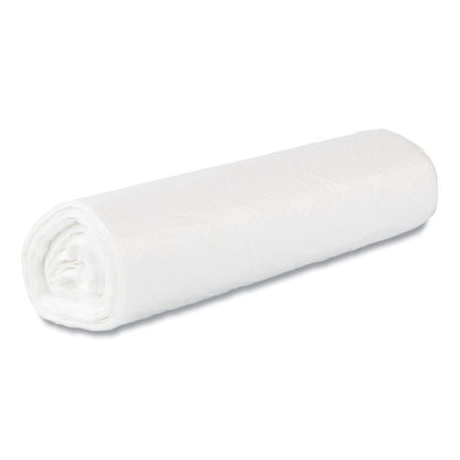 High-Density Commercial Can Liner Value Pack, 45 gal, 14 mic, 40" x 46", Natural, Interleaved Roll, 25 Bags/Roll, 10 Rolls/CT