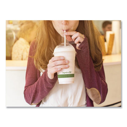 96-Series Cold Cup, 16 oz, Plastic, Clear/Green, 1,000/Carton