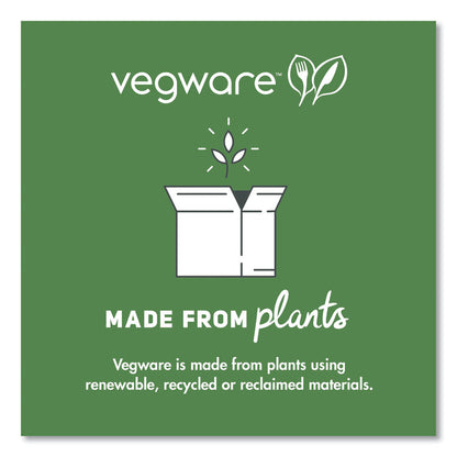 Nourish Molded Fiber Tableware, Compostable, Plate, Sugarcane, 10" dia, White, 500/Carton