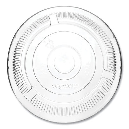 96 Series Cold Cup Lids, Fits Vegware 96-Series Cold Cups, Plastic, Clear, 1,000/Carton