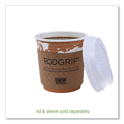 World Art Renewable and Compostable Hot Cups, 10 oz, Paper, Rust, 50/Pack, 20 Packs/Carton