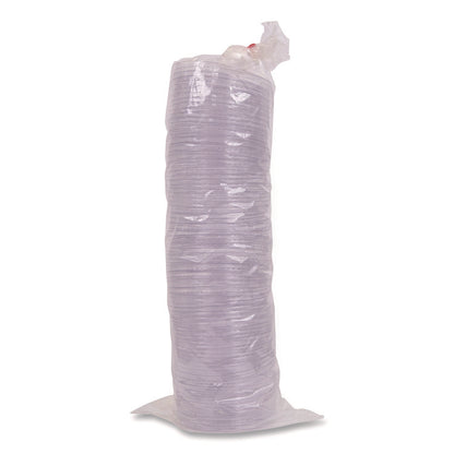 GreenStripe Cold Cup Flat Lids, Fits 9 oz to 24 oz Cold Cups, Plastic, Clear, 100/Pack, 10 Packs/Carton