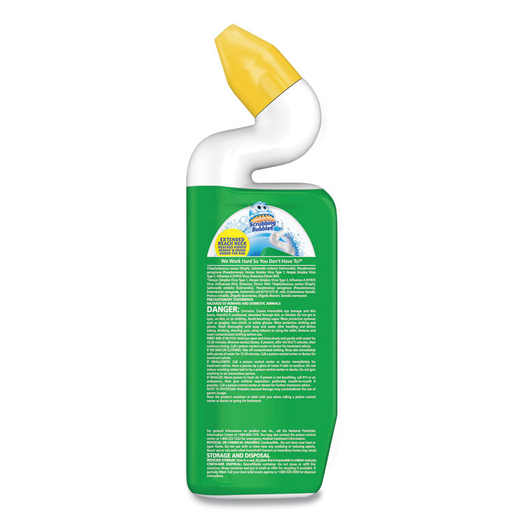 Power Stain Destroyer Toilet Bowl Disinfectant, Rainshower Scent, 24 oz Bottle