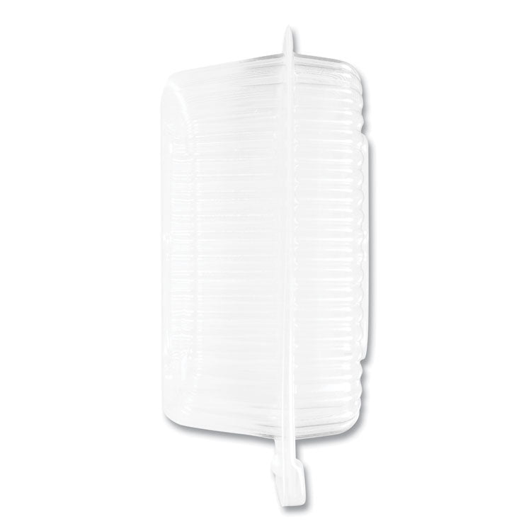 Handi-Lock Single Compartment Food Container, 16 oz, 5.63 x 3.25, Clear, Plastic, 500/Carton