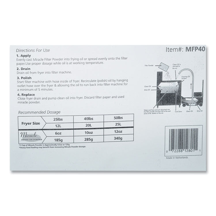 Filter Powder, 25 L, 40 lbs Box