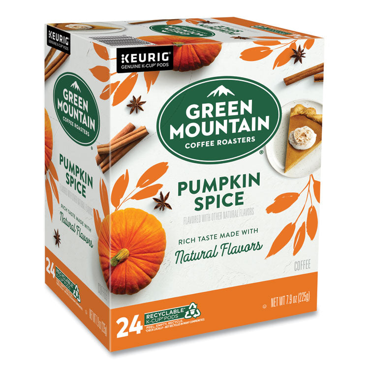 Fair Trade Certified Pumpkin Spice Flavored Coffee K-Cups, 96/Carton