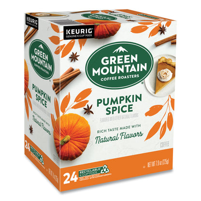 Fair Trade Certified Pumpkin Spice Flavored Coffee K-Cups, 96/Carton