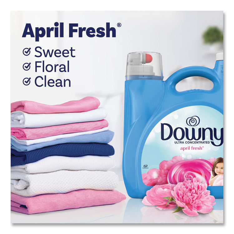 Liquid Fabric Softener, April Fresh Scent, 140 oz Bottle, 4/Carton