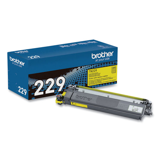 TTN229Y Toner, 1,200 Page-Yield, Yellow