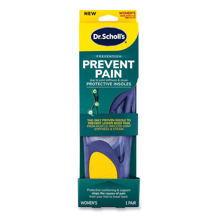 Prevent Pain Protective Insoles for Women, Women's Sizes 6 to 10, Purple