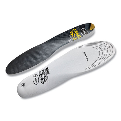 Professional Series Work Puncture Resistant Insoles for Men, Men's Sizes 8 to 14, Black