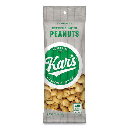 Peanuts, Salted, 2.5 oz Packet, 12/Box