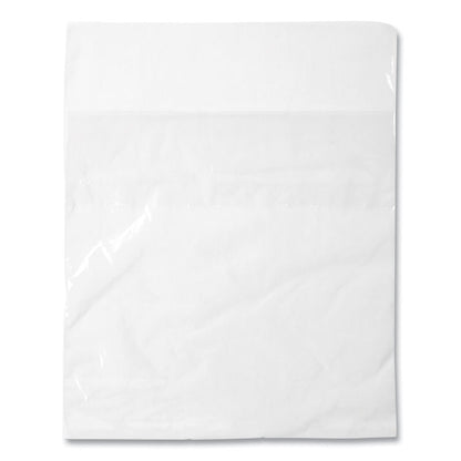 Flip Top Bag, 0.65 mil, 7" x 7", Clear, 2,000/Carton