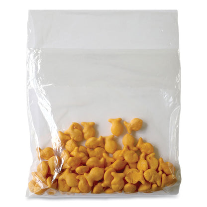 Flip Top Bag, 0.65 mil, 7" x 7", Clear, 2,000/Carton